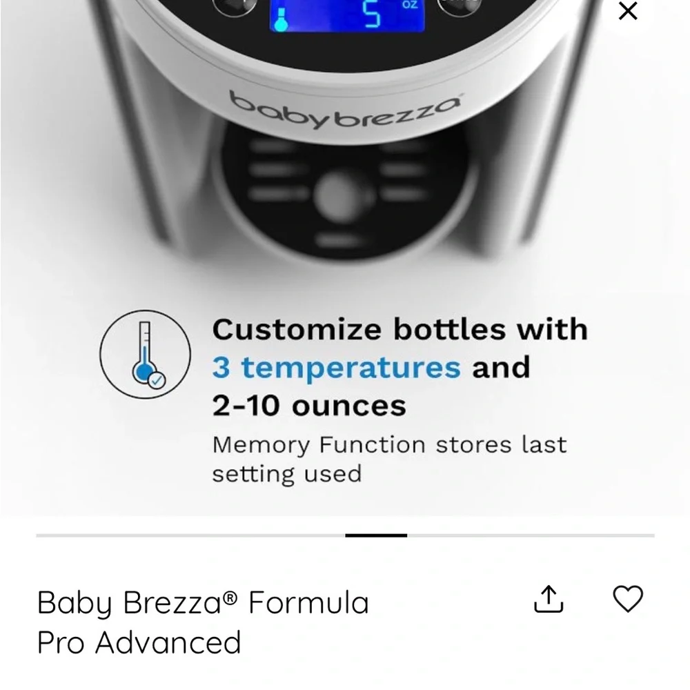 Baby Brezza Formula Pro Advanced - Picture 5 of 9